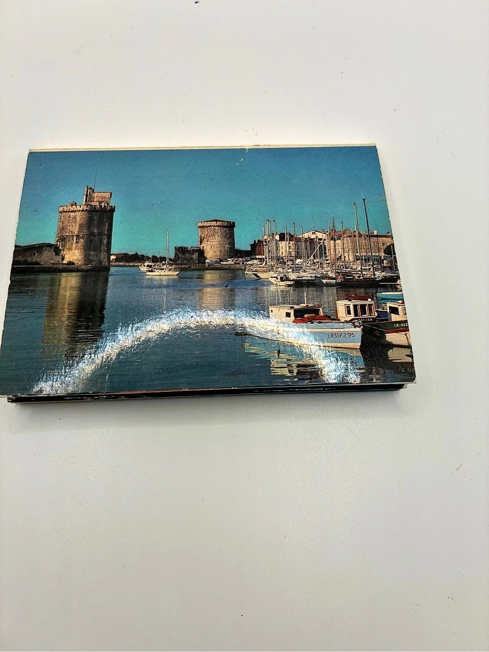 Coastal Harbor Photograph Print Blue & Green
